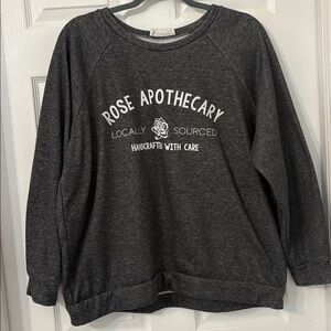 Zenana Rose Apothecary sweatshirt size Large